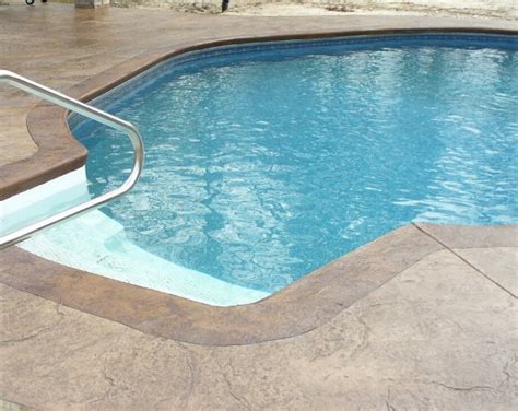 Concrete pool deck in sacramento. Stamped Concrete Pool Decks in Lansing, Michigan