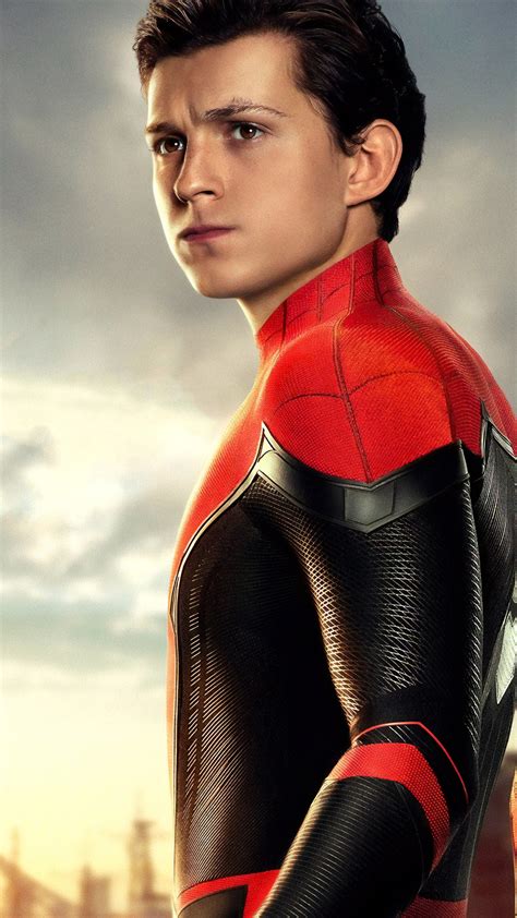 2160x3840 Tom Holland As Peter Parker Spider Man Far From Home Poster