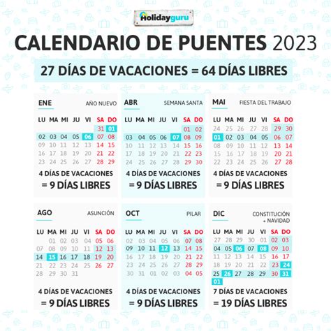 Calendario Laboral 2023 Puentes Y Festivos Nacionales Vrogue