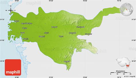 Surat In India Map