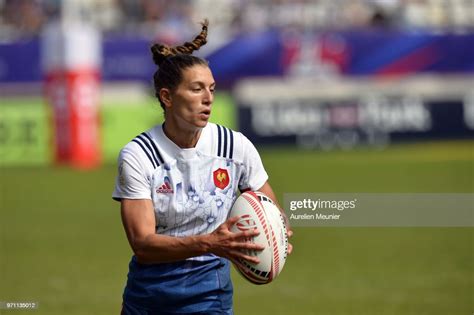 Lina Guerin Of France Reuns With Ball During The Match Between France