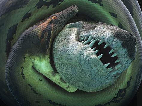 Titanoboa Largest Snake Ever Fossil Images Pictures Photos Icons