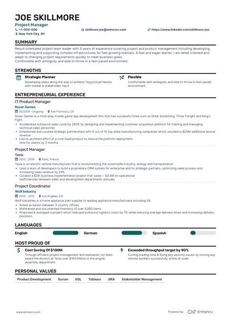 One Page Resume Templates For 2023 Pdf And Txt