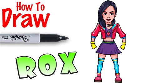 How To Draw Rox Fortnite Youtube