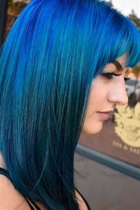 chic  sexy blue hair styles   brave   fashion daily