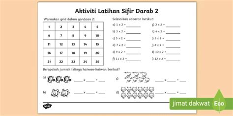 Latihan Bina Sifir Bahagi Tahun 2 Buku Latihan Bijak Matematik Riset