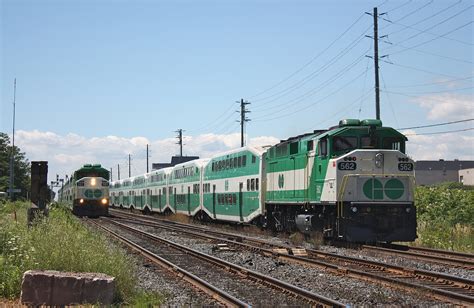 Railpicturesca Marcus W Stevens Photo East And Westbound Go Trains