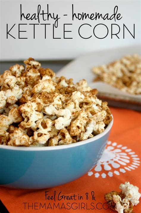 This homemade kettle corn recipe is so quick and easy to make and tastes so delicious! Healthy Homemade Kettle Corn - Feel Great in 8 Blog