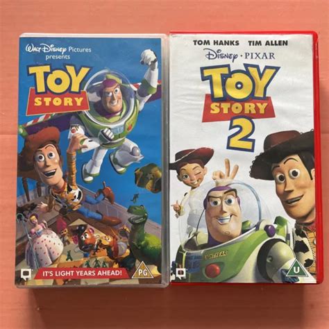 Toy Story Toy Story 2 Vhs Woody And Buzz Lightyear Disney Pixar