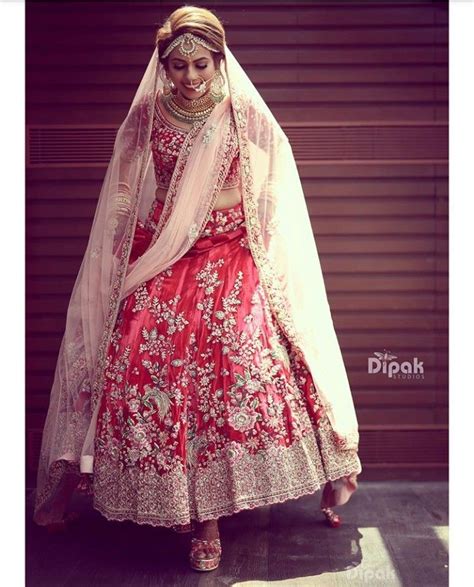 Sabyasachi Bridal Red Red Wedding Lehenga Red Lehenga Choli Indian