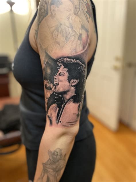 Mj Portrait Tattoo Michael Jackson Official Site