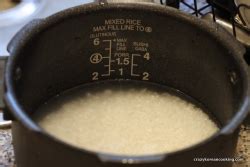 There's no problem if you use the smaller rice cup for measuring both rice and water or use it to measure rice and add water to the rice cooker pot up to. How to cook white rice in a rice cooker | Crazy Korean Cooking