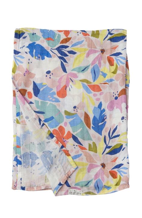 Loulou Lollipop Muslin Swaddle Hawaiian Floral Your One Stop Baby Shop