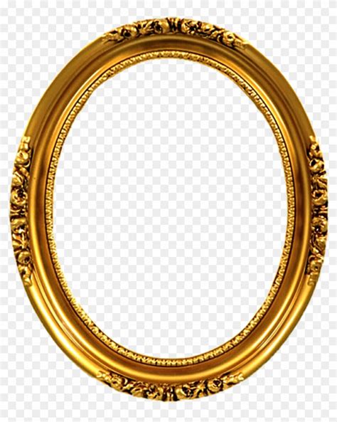 Oval Golden Frame Png Transparent Png 816x979402248 Pngfind