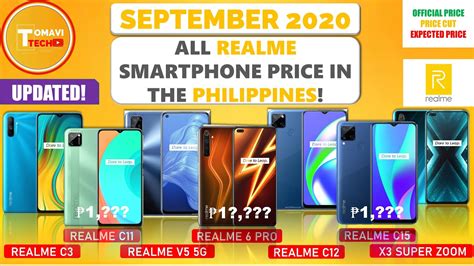 Realme Smartphones Pricelist In Philippines September 2020 All