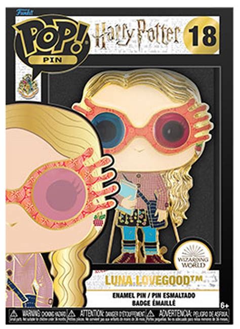 Luna Lovegood 4 Pop Enamel Pin At Mighty Ape Nz