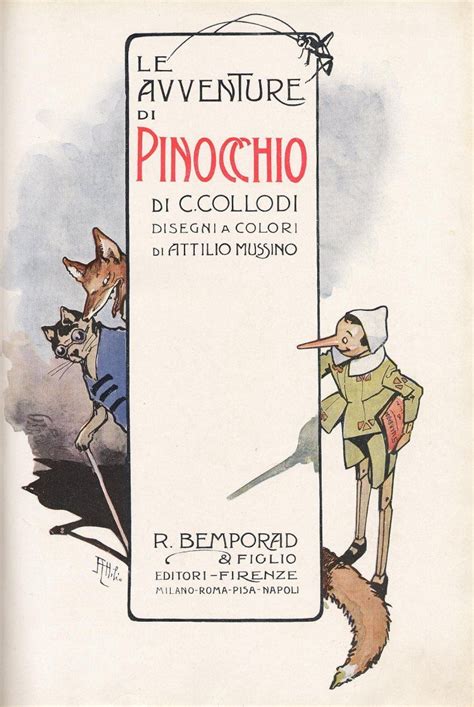 Le Avventure Di Pinocchio Carlo Collodi 1883 Boekmeternl