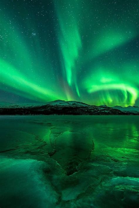 Aurora Borealis Northern Lights Northern Lights Reflection Photos