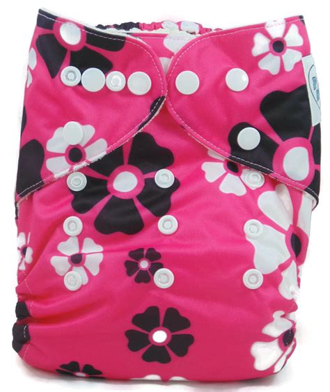 Pretty In Pink Bamboo Cloth Diaper Piddly Winx Bamboo Cloth Diapers