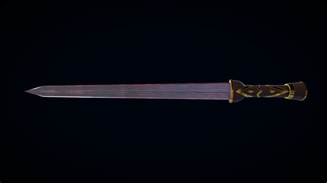 terrifier 2 sword 3d model by ametzger [7fe4543] sketchfab