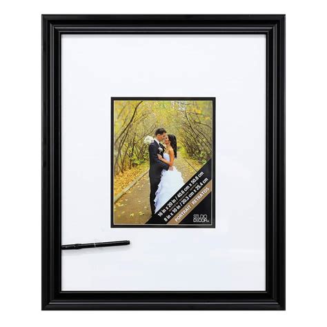 6 Pack Black 8 X 10 Signature Frame With Mat By Studio Décor® Michaels