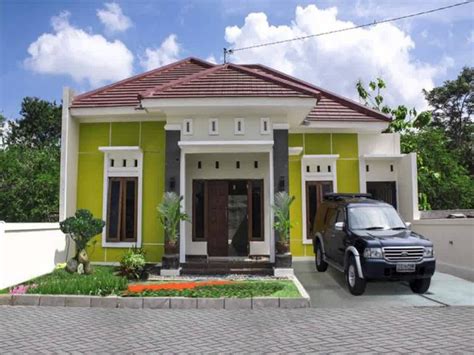 foto desain tampak depan rumah minimalis indonesia  wajib kamu