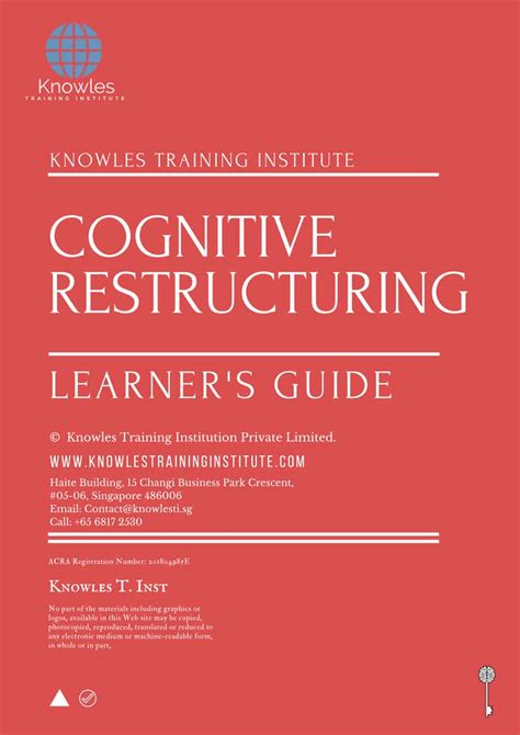 Cognitive Restructuring Training Course In Singapore Knowles Training