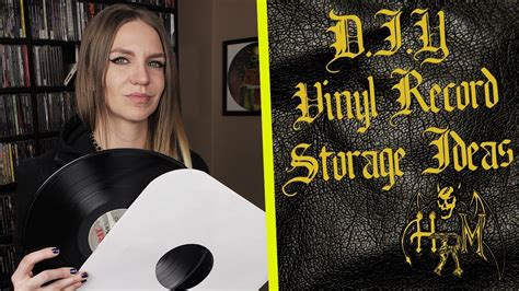 Diy Vinyl Record Storage Ideas Youtube