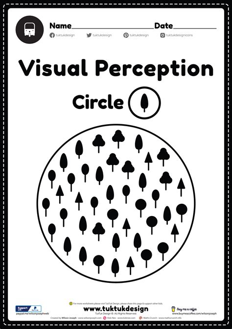 Visual Perceptual Worksheet Free Printable Pdf For Ki