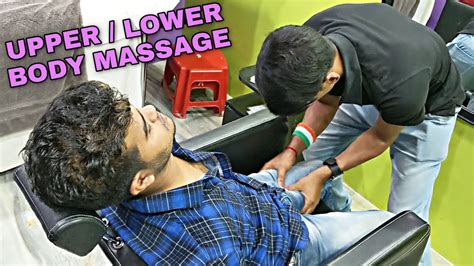 Stress Relief Head Massage Powerful Body Massage With Cracking By