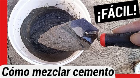 Cómo Hacer Mezcla De Cemento Reformas Sabadell
