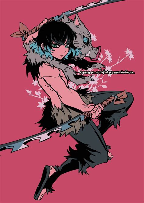 Inosuke By Blazemalefica On Deviantart Anime Demon Slayer Anime Anime