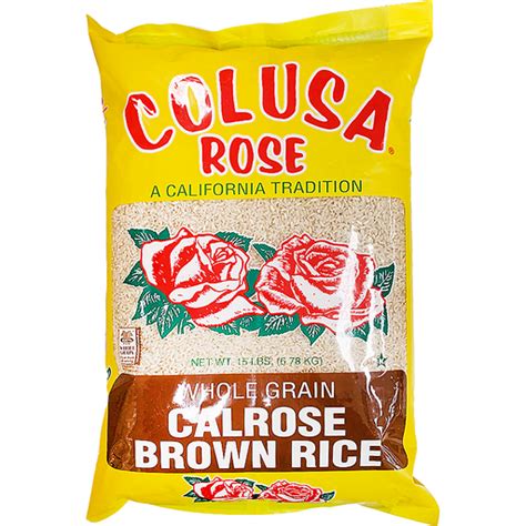 Colusa Calrose Brown Rice 15 Lbs Grocery Dry Island Pacific Market