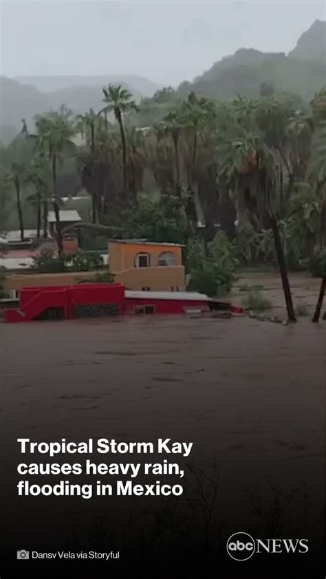 Abc News On Twitter Tropical Storm Kay Brought Heavy Rain And Flash Flooding To Parts Of
