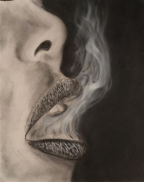 Smoking Hot Lips Mixed Media By Robert Polley Pixels