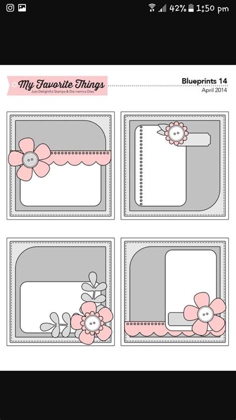 Pin By Robyn Evans On Card Layouts And Templates Card Sketches