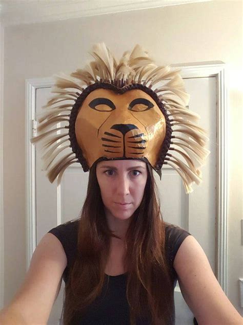Simba Headdress Lion King Headdress Simba Mask Lion King Etsy Lion