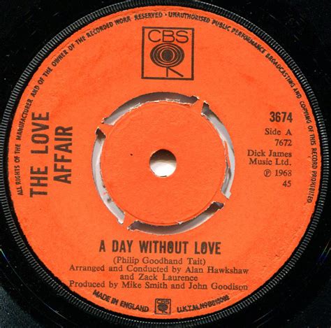 The Love Affair A Day Without Love Releases Discogs