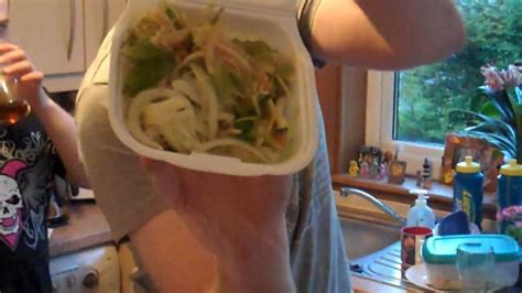 Guy Tosses His Own Salad YouTube