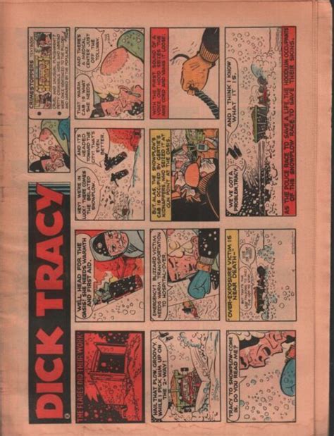 Amarillo Sunday News Globe Comics February 20 1972 Peanuts Dick Tracy