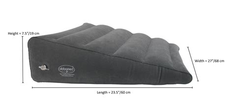 Hr 7690b Extra Long And Wide Inflatable Bed Wedge Pillow With New Handy