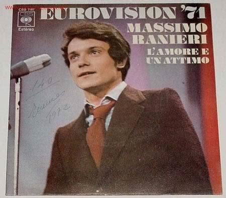 Massimo ranieri a représenté l'italie au concours eurovision de la chanson en 1973 avec le titre chi sara' con te. Greatest Italian POP Singers/ Grandi Cantanti Italiani ...