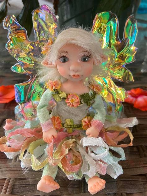 Fairy Doll Ooak Art Sculpture Fantasy Handmade Fairies Etsy Fairy