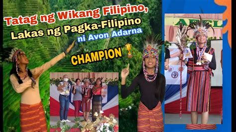 Champion Buwan Ng Wika 2022 Tatag Ng Wikang Filipino Lakas Ng