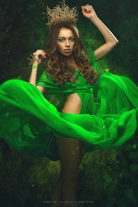 Forest Nymph By Denis Kushnarenko On Px Verde Color Verde Colores