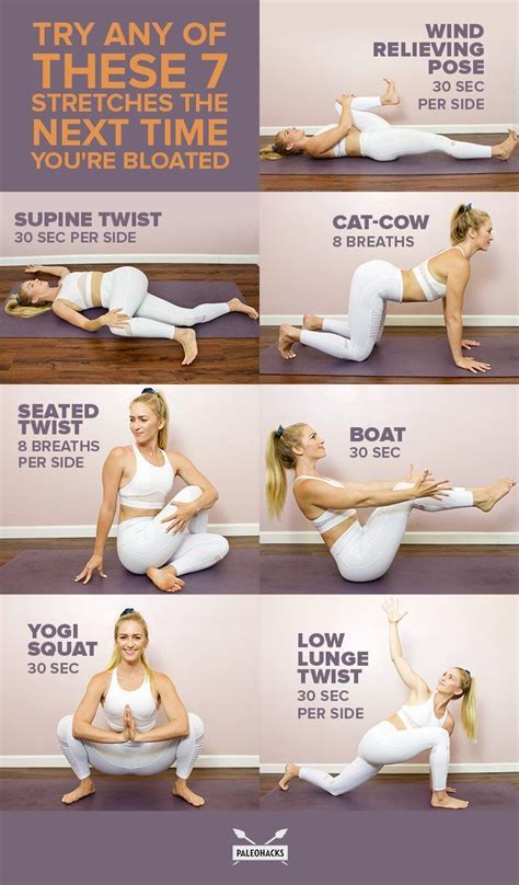 Got Belly Bloat Feel Better Asap With These Stretches Yoga Poses Easy Yoga Workouts Bloated