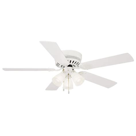 Low profile & hugger ceiling fans. Design House Millbridge 52 in. White Hugger Ceiling Fan ...