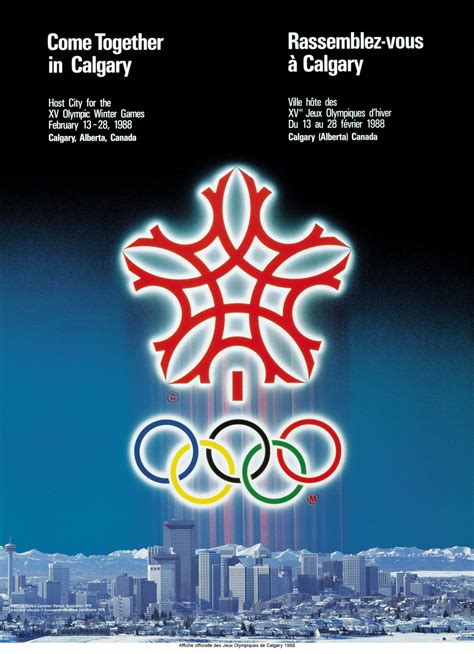 Calgary 1988 Poster Team Canada Official 2018 Olympic Team Website