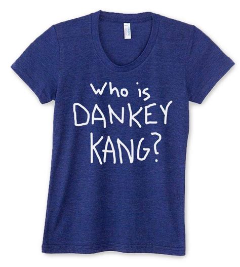 Womens Who Is Dankey Kang American Apparel Tshirt Funny Donkey Kong
