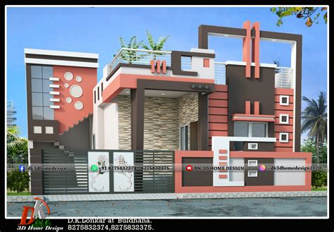 Ground And First Floor House Elevation Designs In Indian Home Alqu